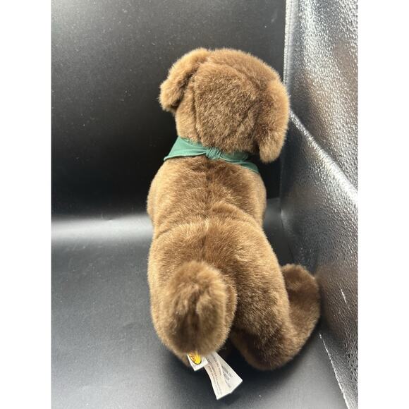 Cabela's Plush Brown Lab Puppy Dog Douglas Toys Green Bandana - Picture 3 of 4